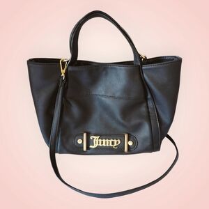 Juicy Couture Vintage Y2K Handbag In Black. Stunningly Beautiful JC Designer Bag
